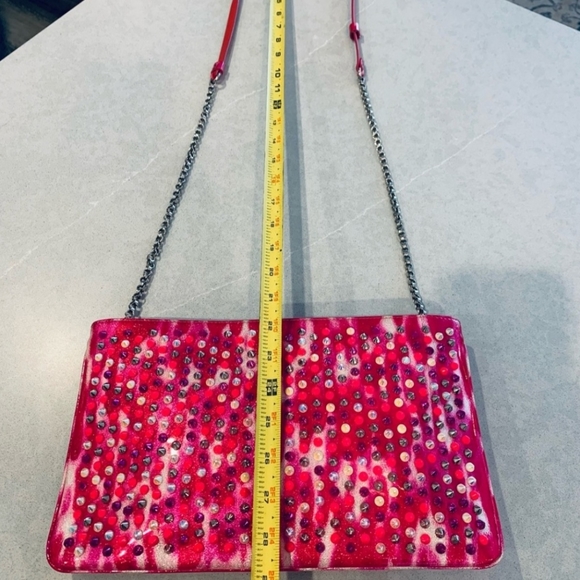 CHRISTIAN LOUBOUTIN Crossbody Shoulder/Clutch Bag Pink - Picture 4 of 15